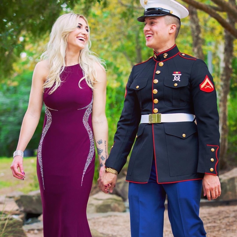 Prom dress, Formal dress, Marine Corps Ball dress